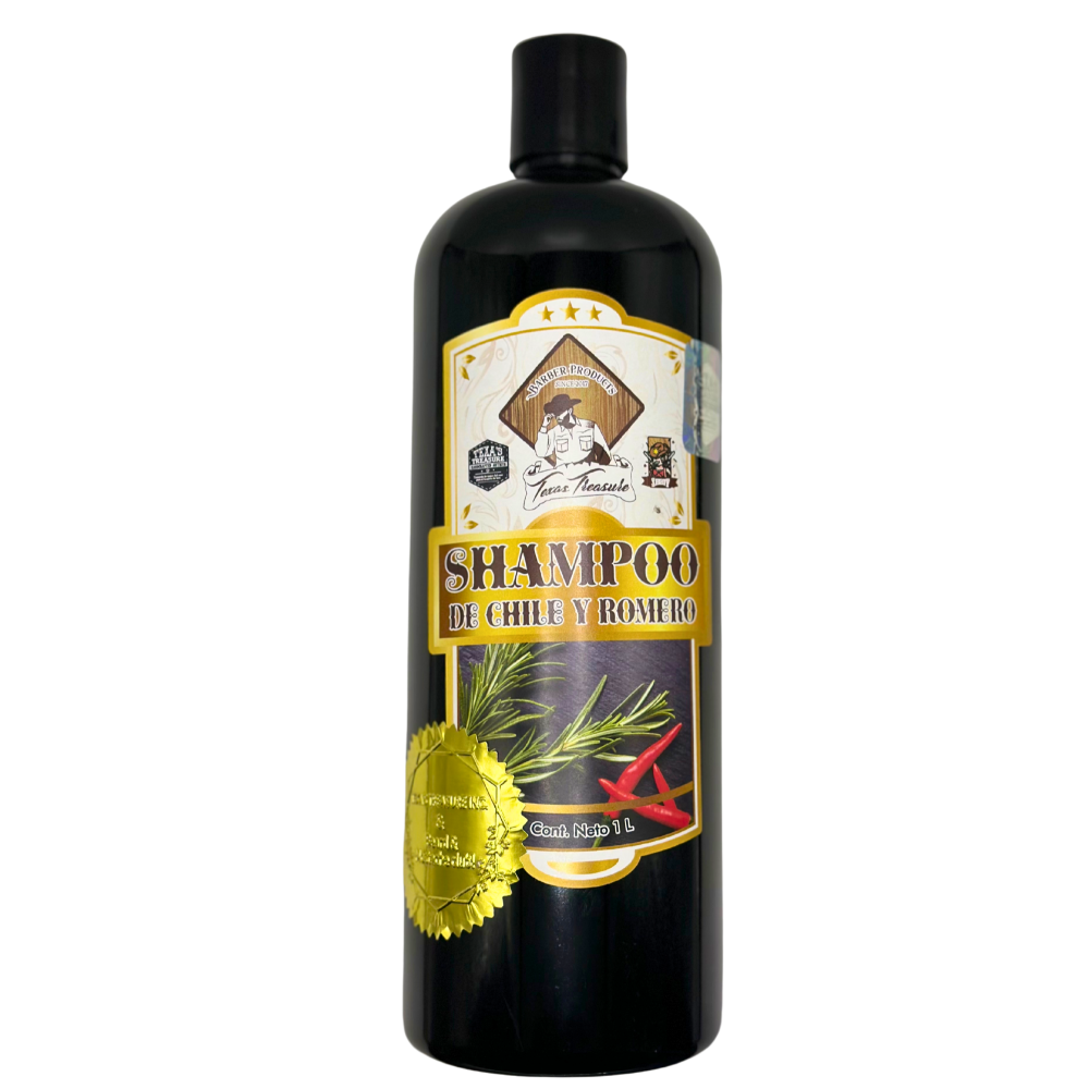 SHAMPOO DE CHILE CON ROMERO TEXAS MEN