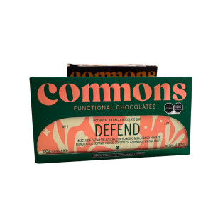 10-CHOCOLATE ARTESANAL DEFEND 80% CACAO 80GR COMMONS