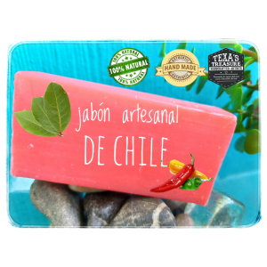 JABON ARTESANAL 100G CHILE NUTRITIVO MAQUILA TEXAS