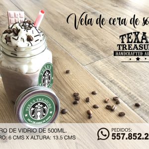 VELA DE CERA DE SOJA EDICION ESPECIAL STARBUCKS 500ML