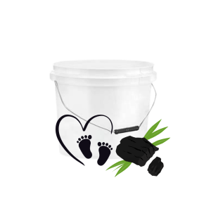 MASCARILLA PARA PIES CON CARBON ACTIVO CALIDAD A PLUS ECONOMY 1L